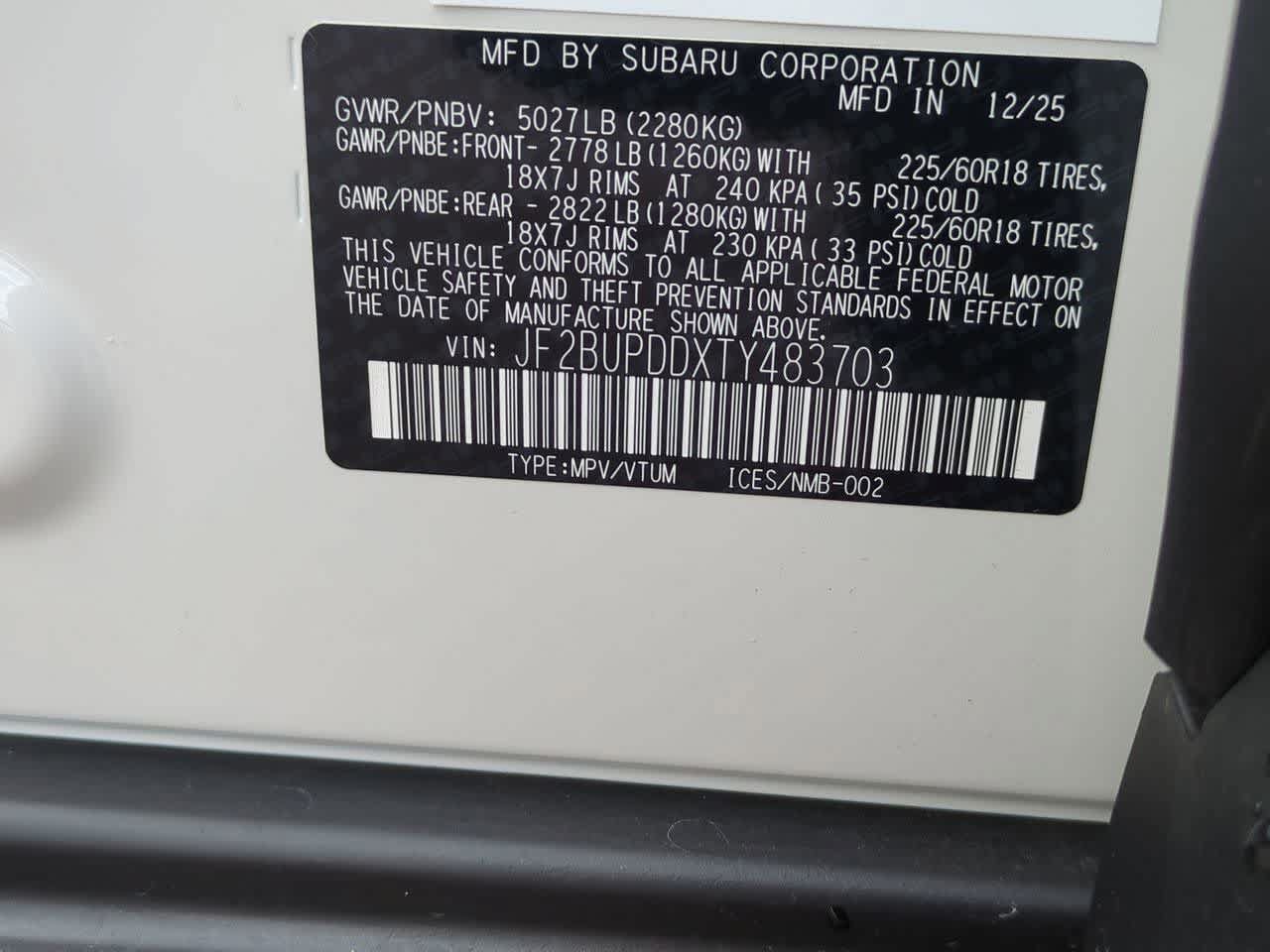 New 2026 Subaru Outback Limited AWD/4WD image 36