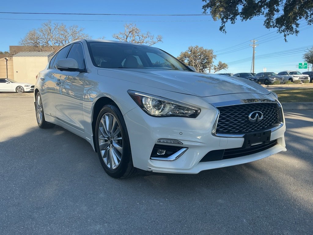 Used 2021 INFINITI Q50 Luxe w/ Seat & Sound Package image 3
