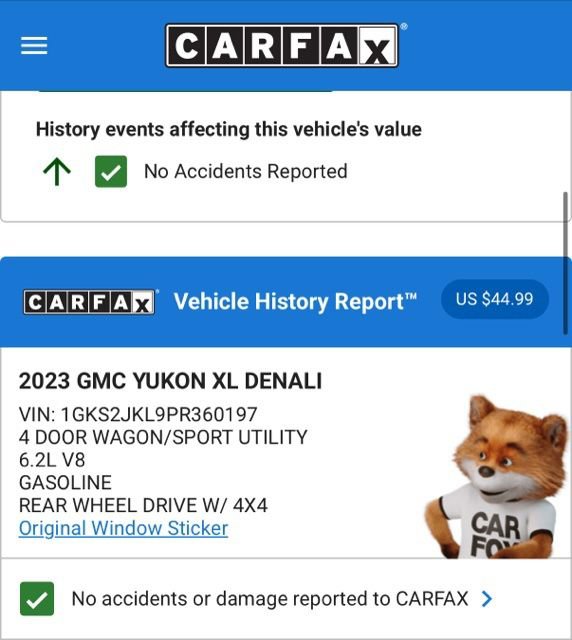 Used 2023 GMC Yukon XL Denali w/ Denali Reserve Package image 5