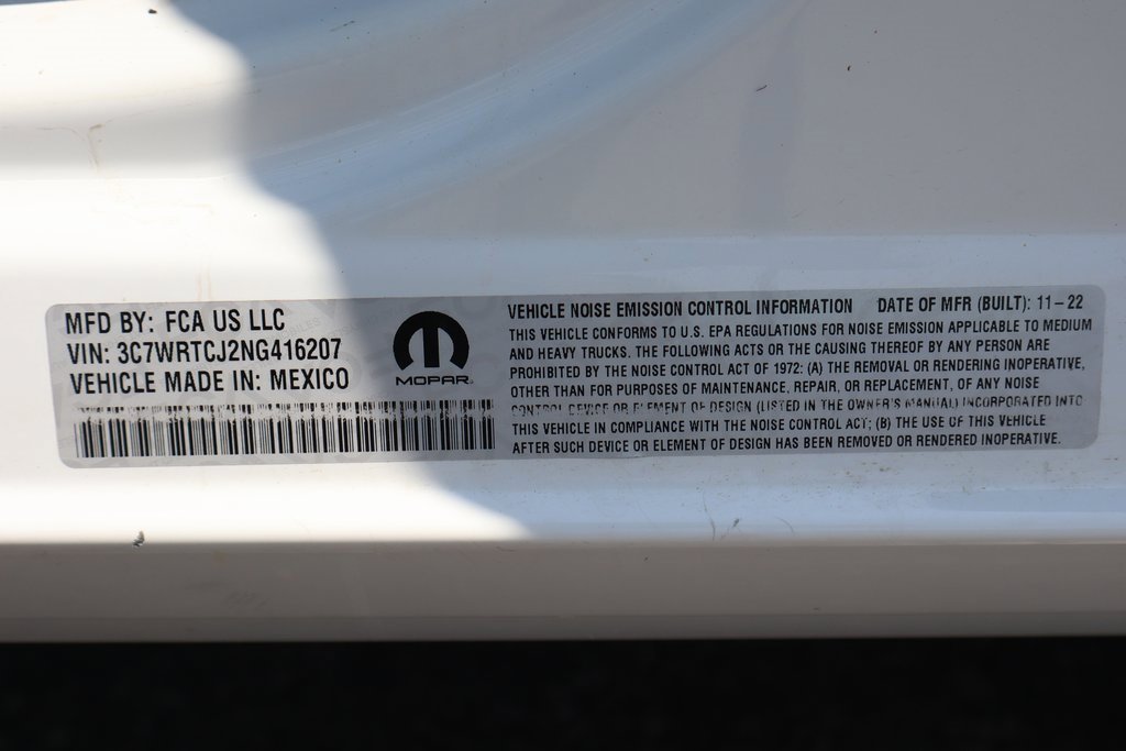 Used 2022 RAM 3500 Tradesman w/ Chrome Appearance Group image 61