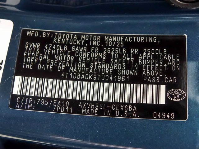 New 2026 Toyota Camry SE image 25