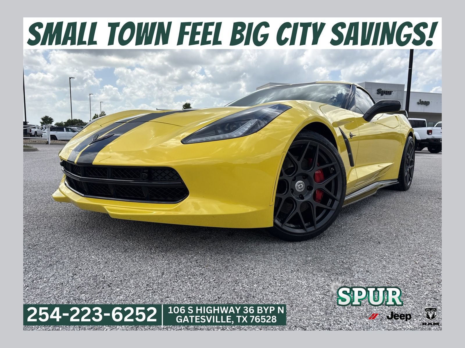 Used 2016 Chevrolet Corvette Stingray Coupe w/ 3LT Preferred Equipment Group RWD 360° Tour