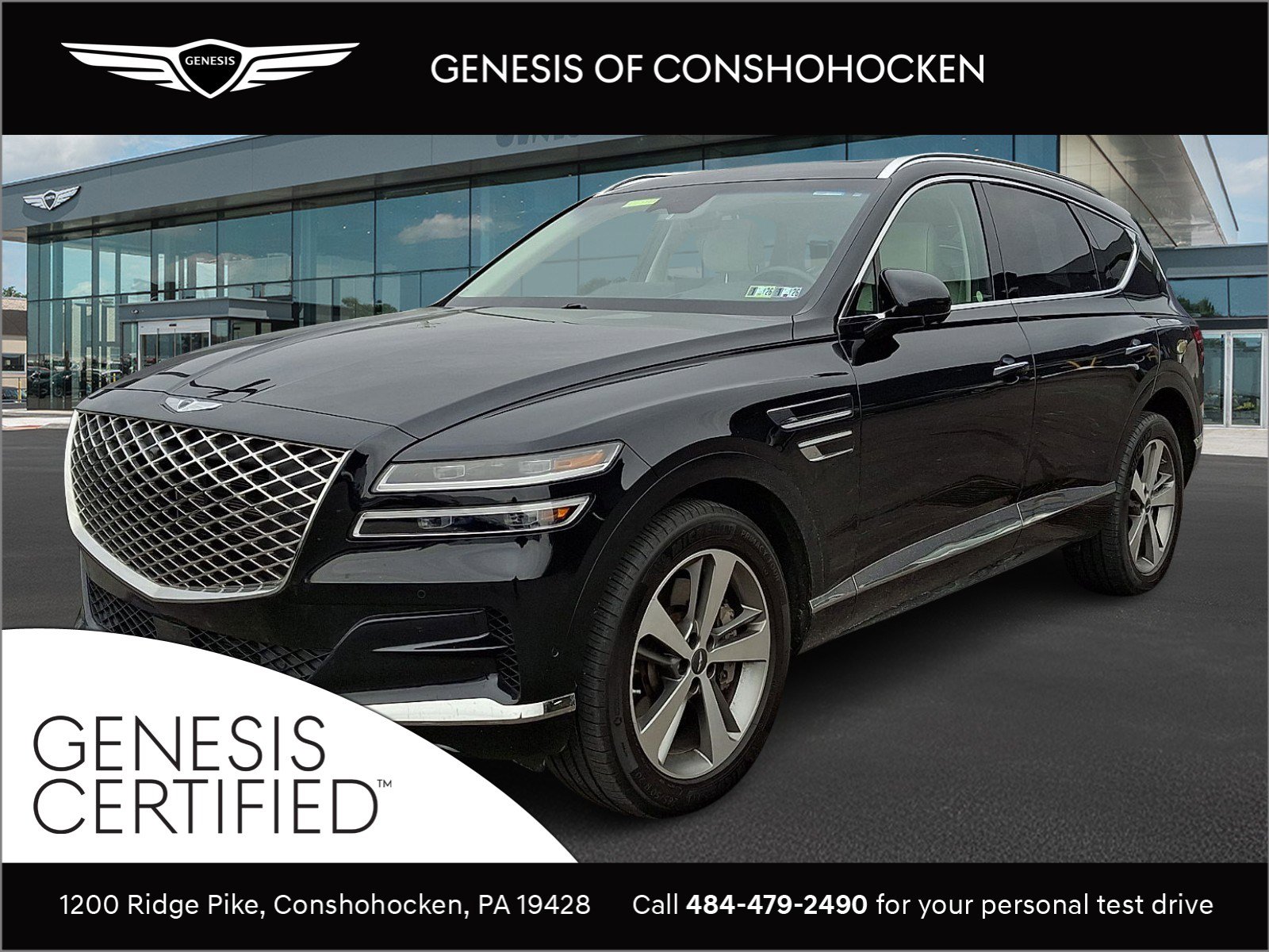 Certified 2023 Genesis GV80 2.5T w/ Prestige 20" Package