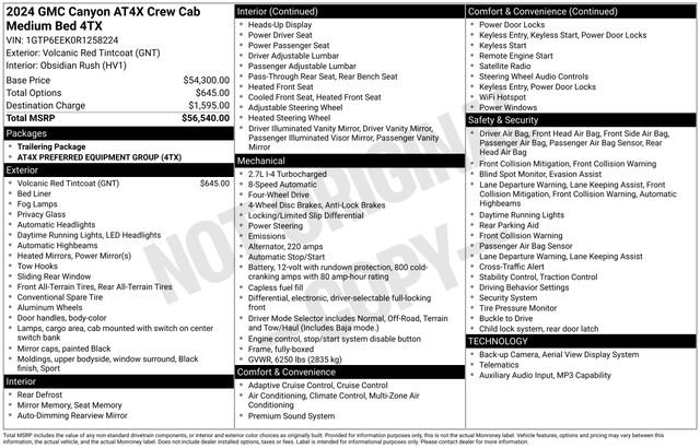 Used 2024 GMC Canyon AT4X image 9