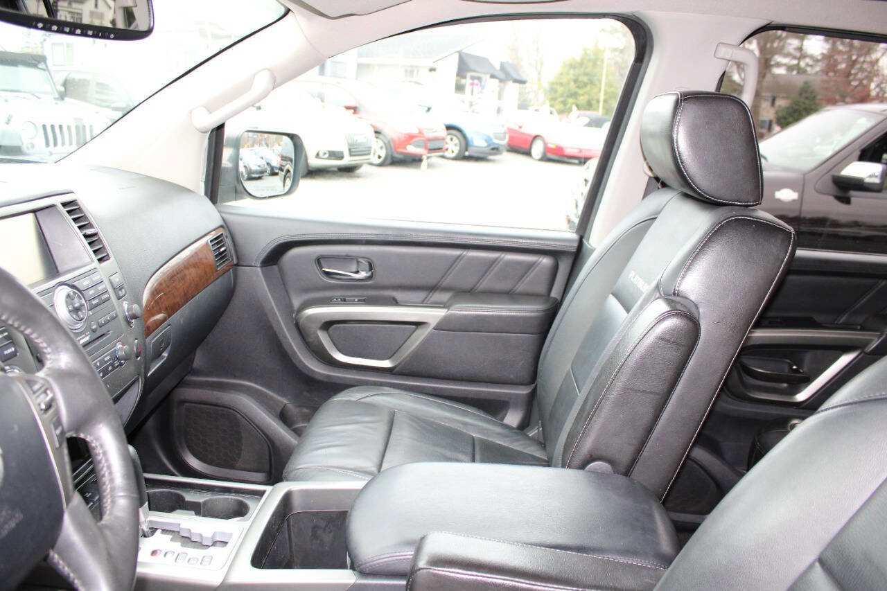Used 2015 Nissan Armada Platinum w/ 2nd Row Captain Seat Package image 14