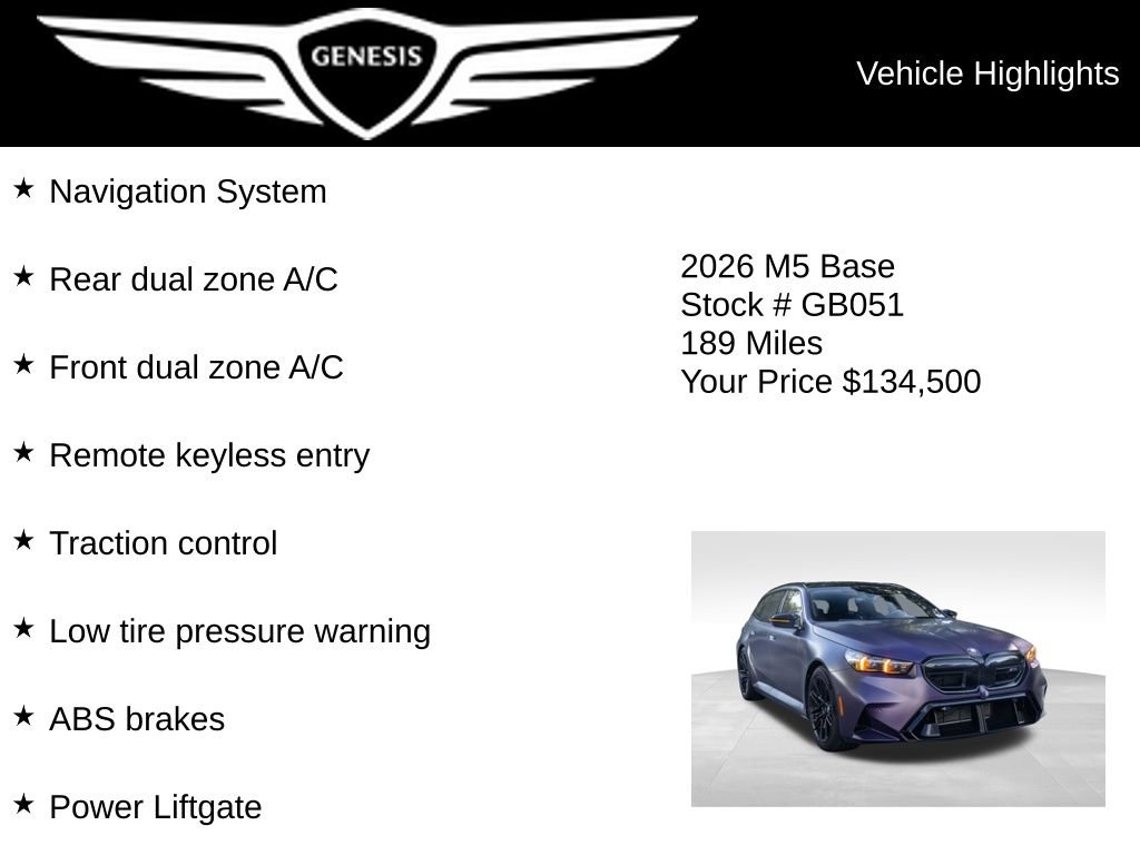 Used 2026 BMW M5 Touring AWD/4WD image 5