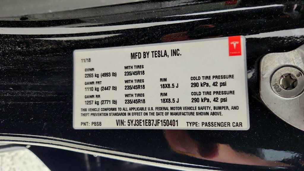 Used 2018 Tesla Model 3 Long Range image 24