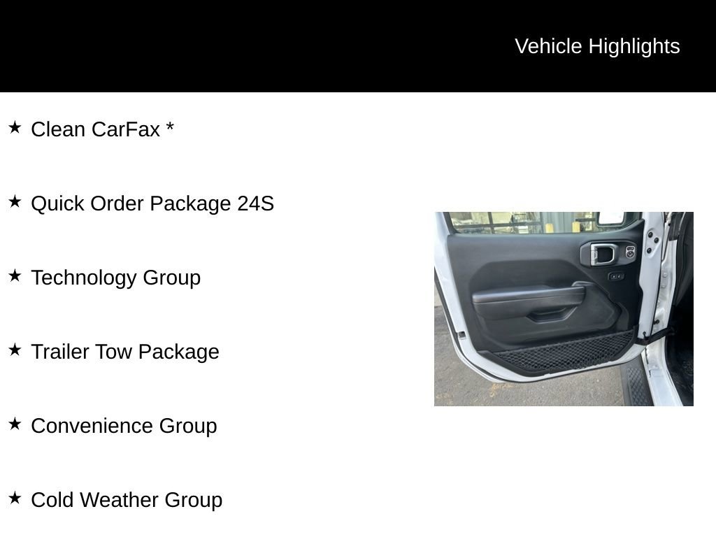 Used 2020 Jeep Gladiator Sport w/ Quick Order Package 24S image 11