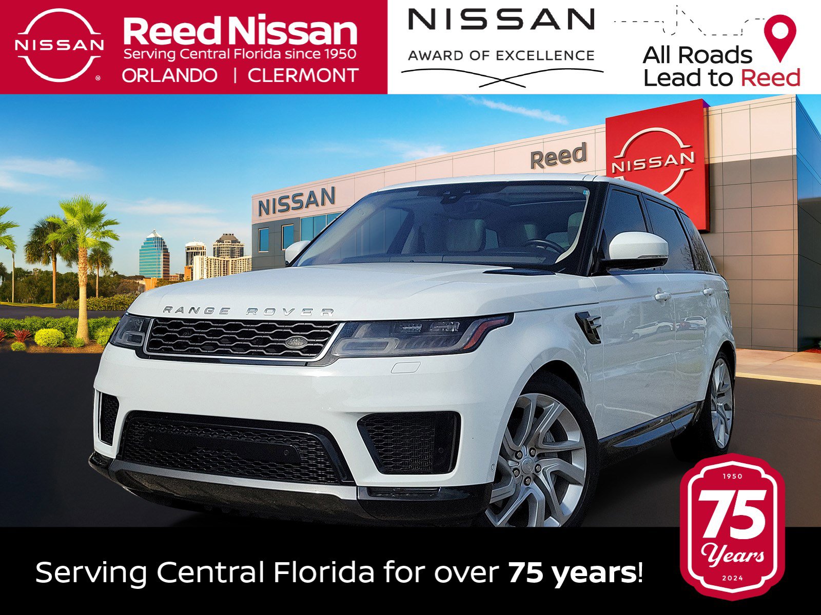 Used 2019 Land Rover Range Rover Sport HSE image 1