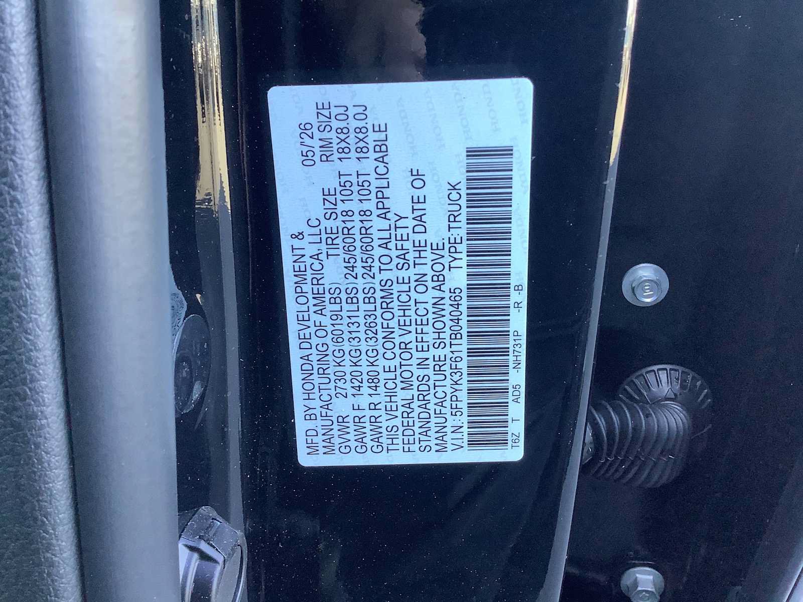 New 2026 Honda Ridgeline TrailSport image 21