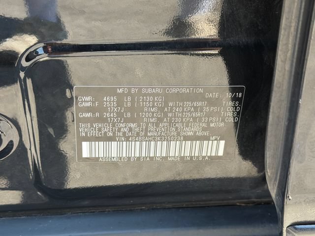 Used 2019 Subaru Outback 2.5i Premium AWD/4WD image 30