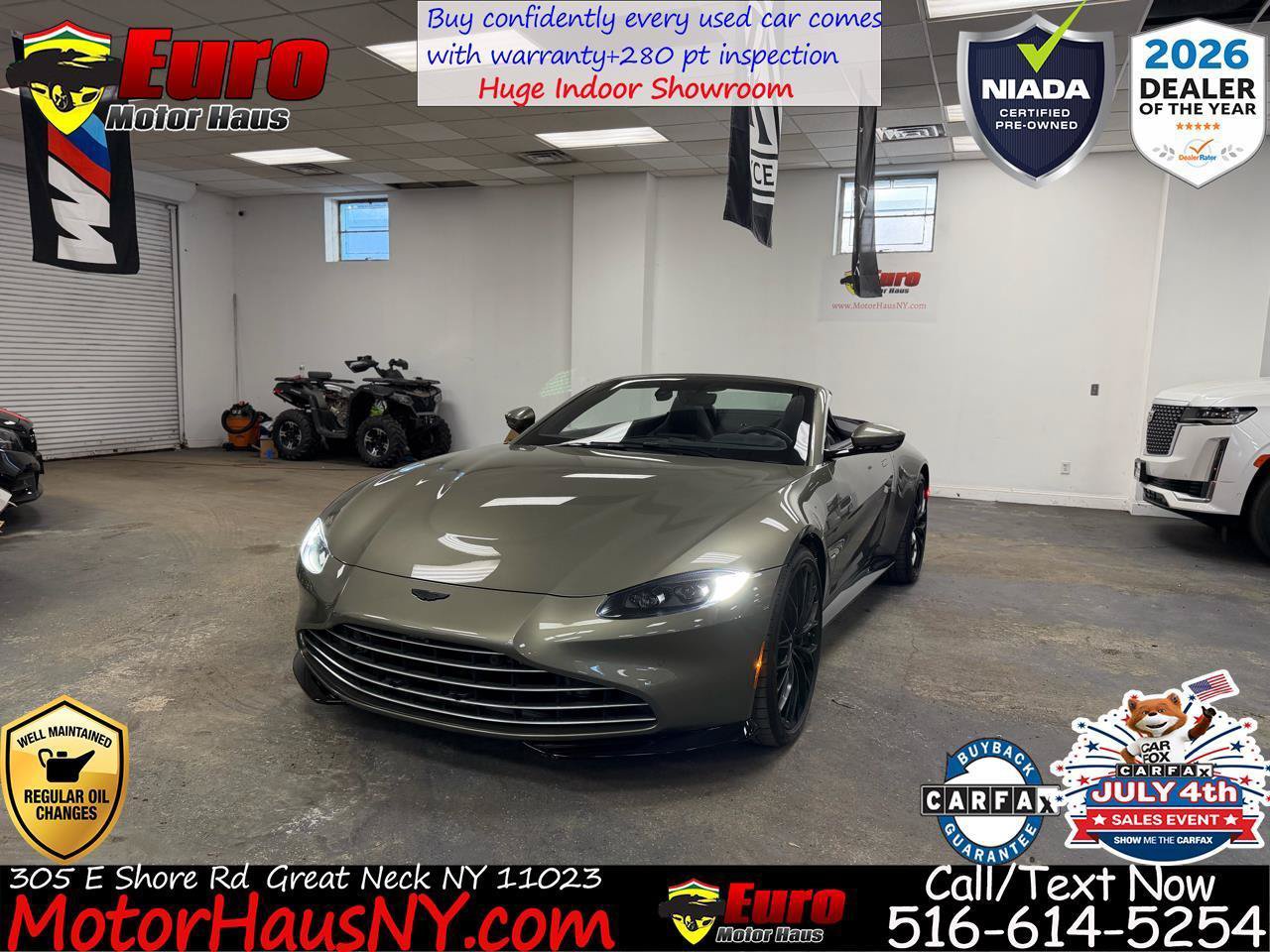 Used 2023 Aston Martin V8 Vantage Roadster RWD image 1