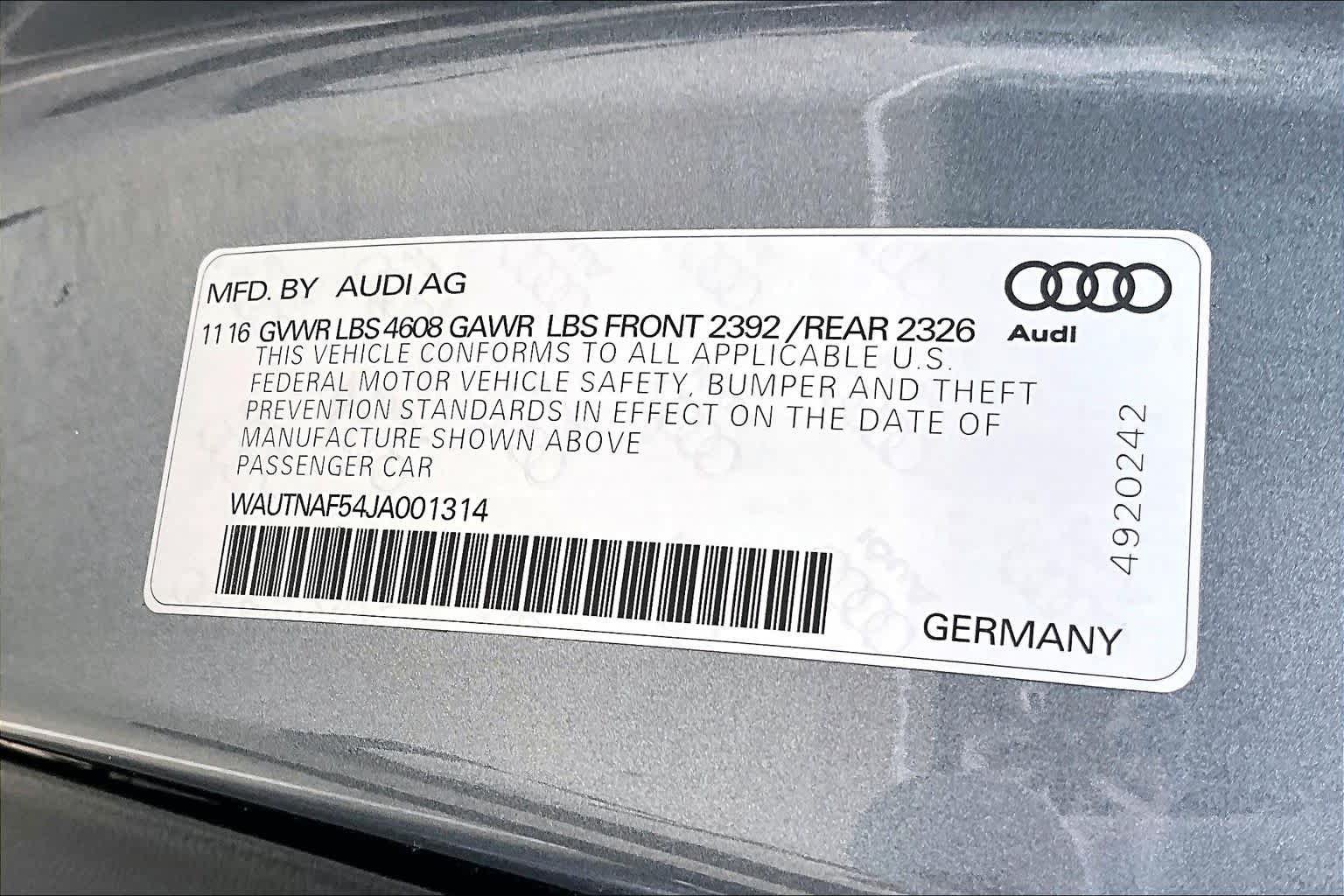 Used 2018 Audi A5 2.0T Premium Plus w/ Premium Plus AWD/4WD image 30