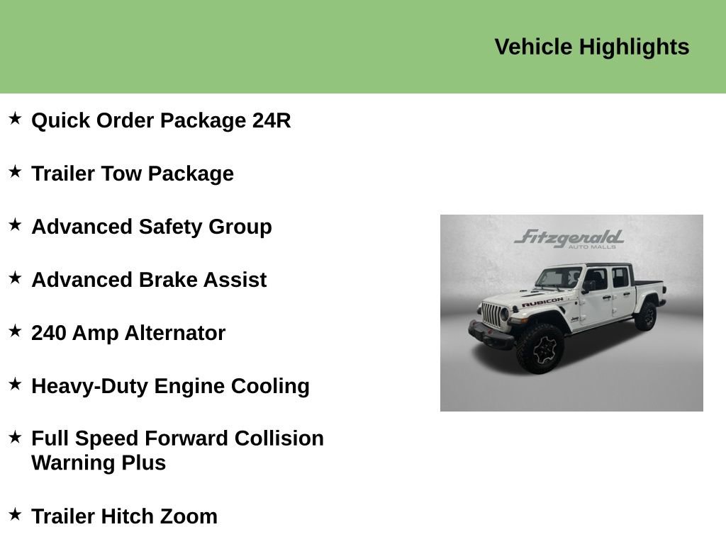 Used 2020 Jeep Gladiator Rubicon AWD/4WD image 9