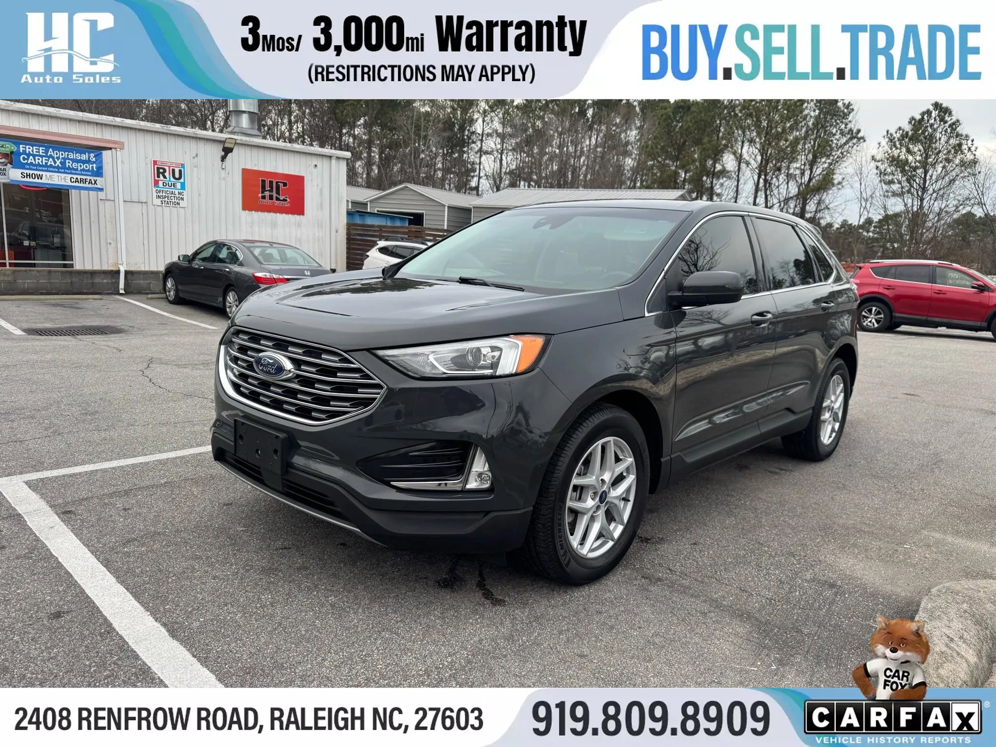 Used 2021 Ford Edge SEL w/ Cargo Accessory Package image 1