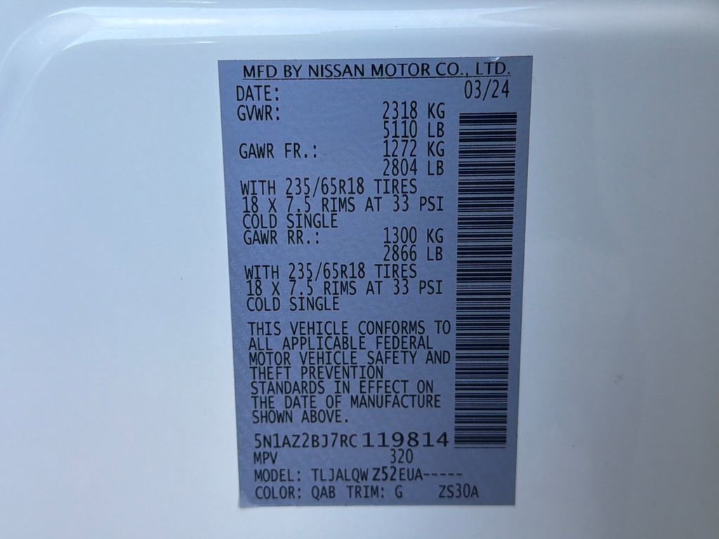 Used 2024 Nissan Murano SV image 34