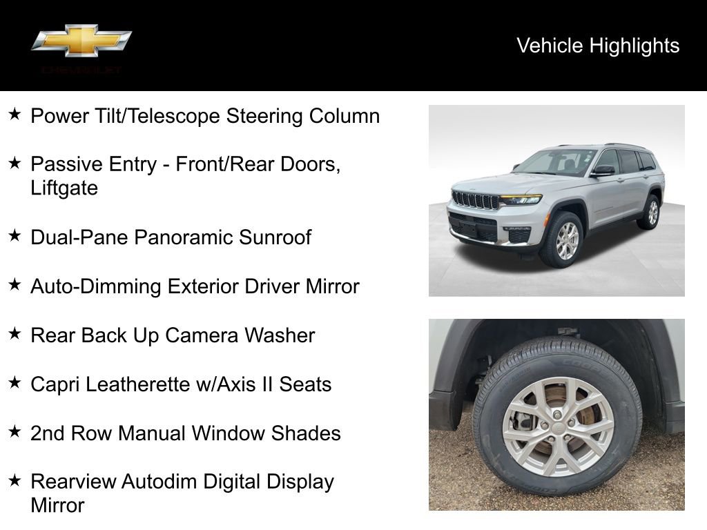 Used 2023 Jeep Grand Cherokee L Limited w/ Luxury Tech Group II image 19