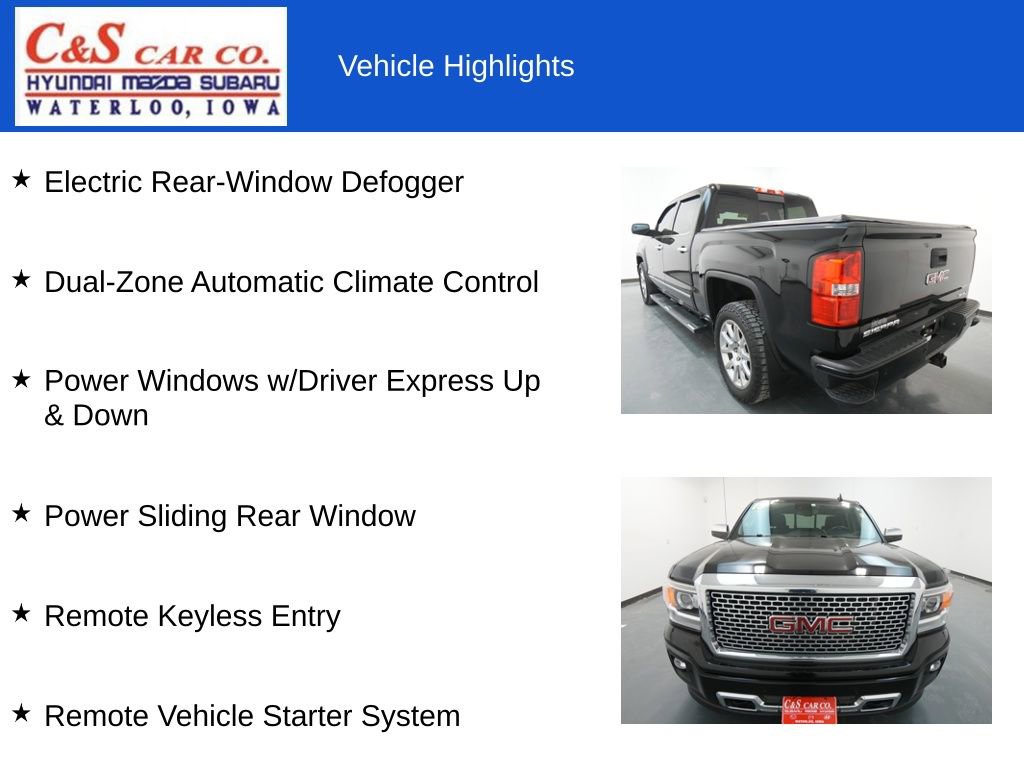 Used 2015 GMC Sierra 1500 Denali w/ Driver Alert Package image 13