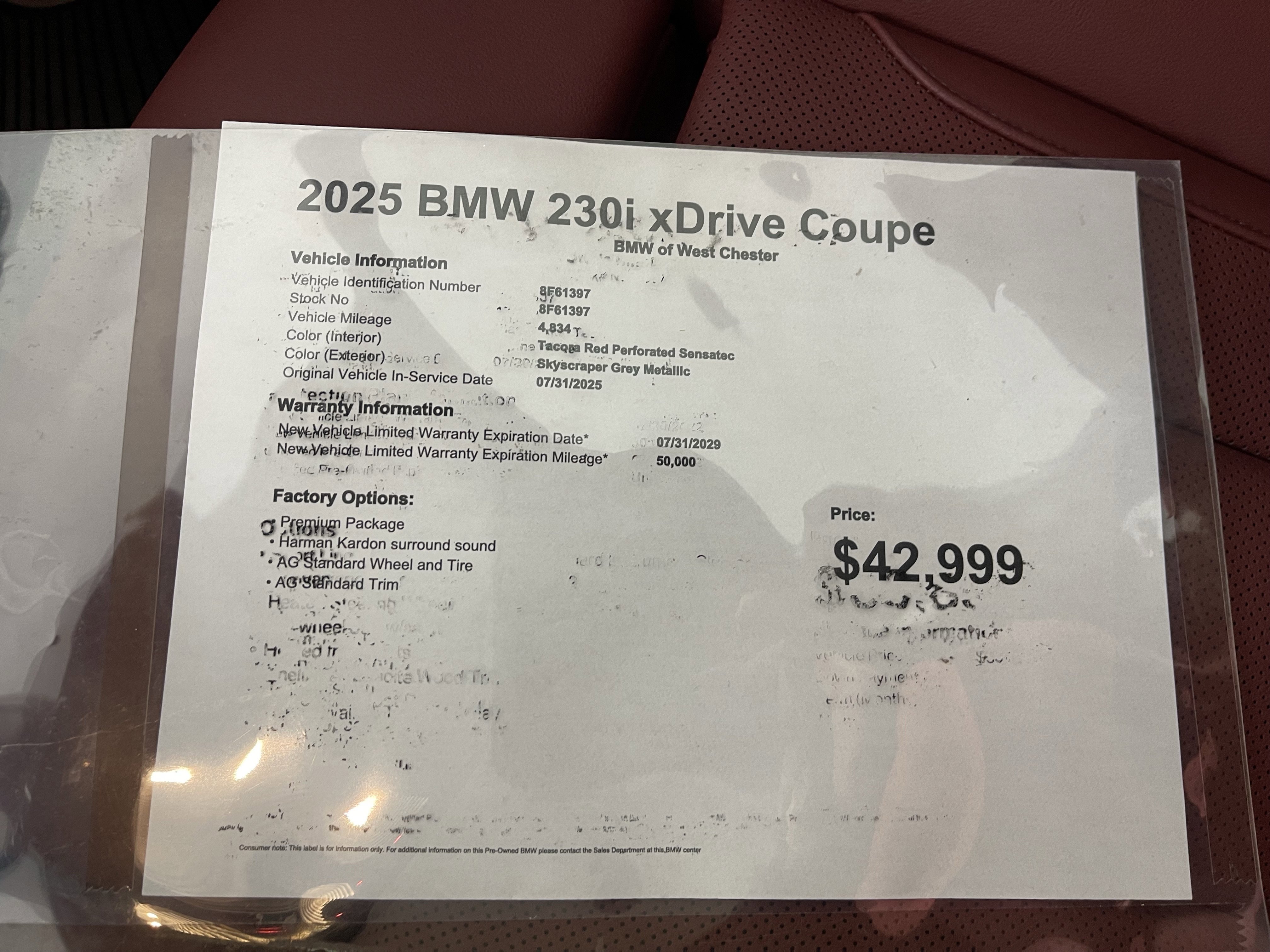 Used 2025 BMW 230i xDrive Coupe w/ Premium Package image 16