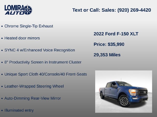 Used 2022 Ford F150 XLT w/ Equipment Group 301A Mid AWD/4WD image 39