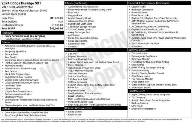 Used 2024 Dodge Durango SXT image 25