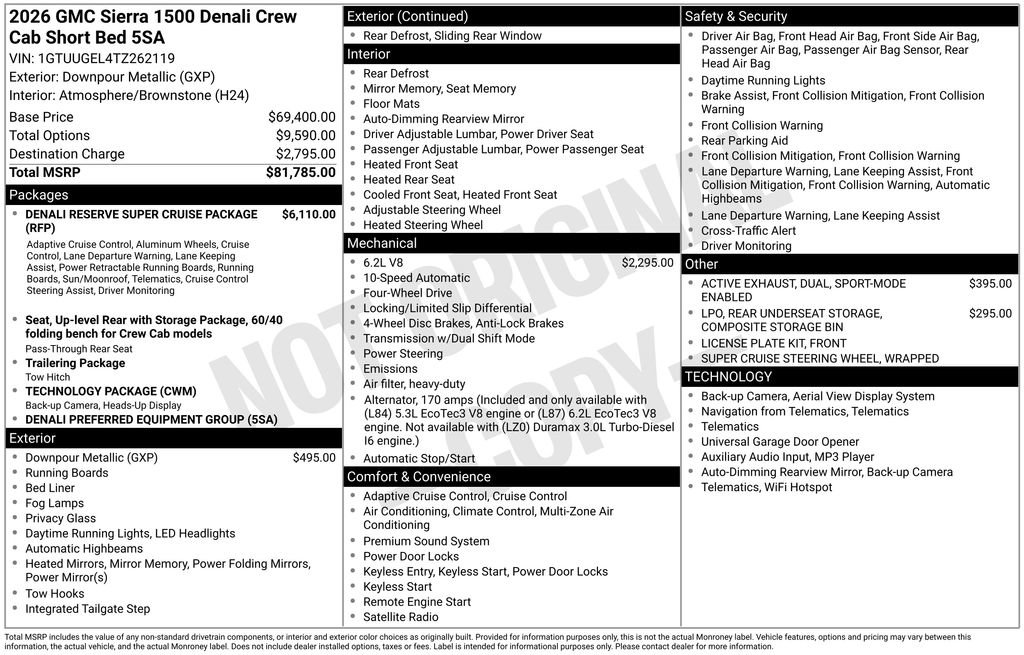 New 2026 GMC Sierra 1500 Denali image 5