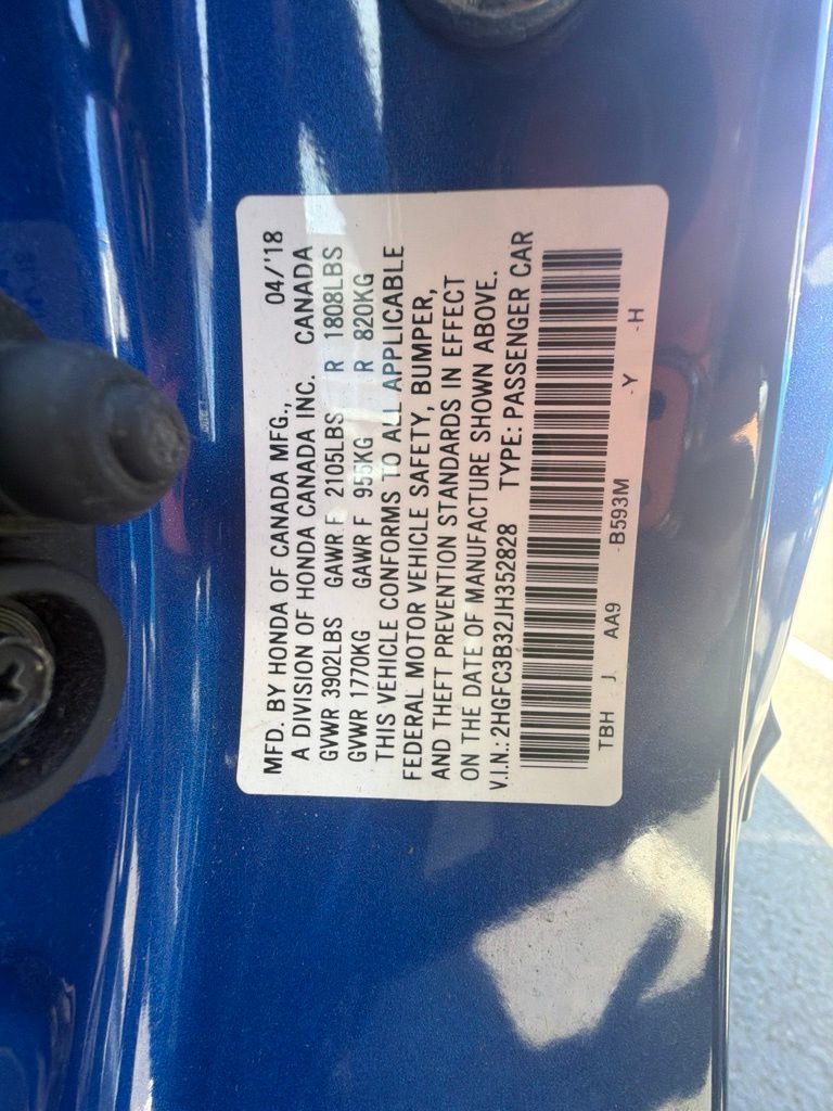 Used 2018 Honda Civic EX-T image 12