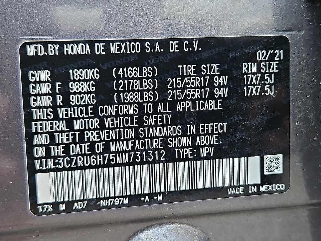 Used 2021 Honda HR-V EX-L image 30