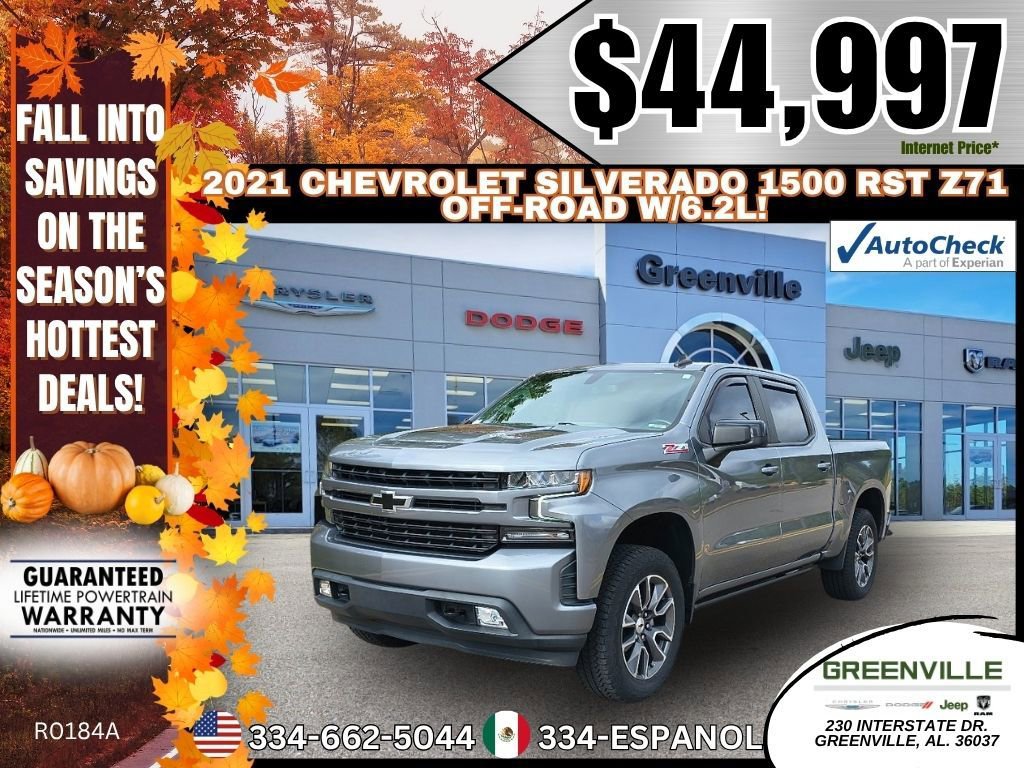 Used 2021 Chevrolet Silverado 1500 RST w/ All Star Edition Plus