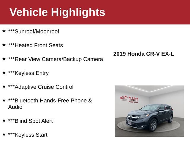 Used 2019 Honda CR-V EX-L image 3