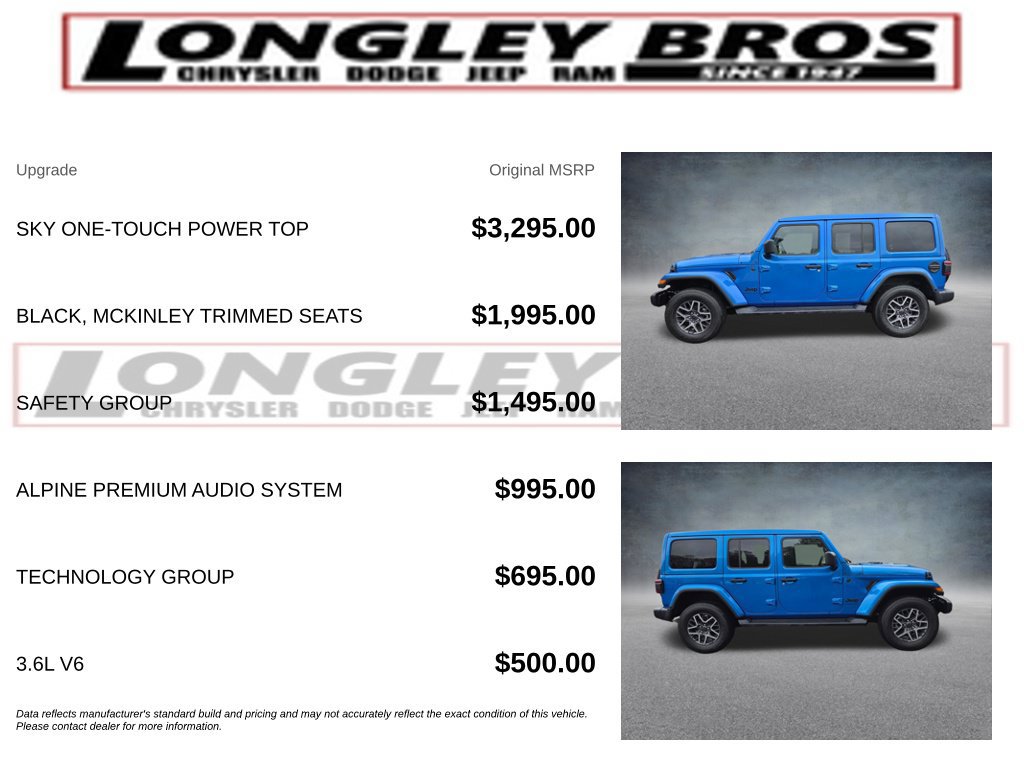 Used 2026 Jeep Wrangler Unlimited Sahara w/ Safety Group AWD/4WD image 2