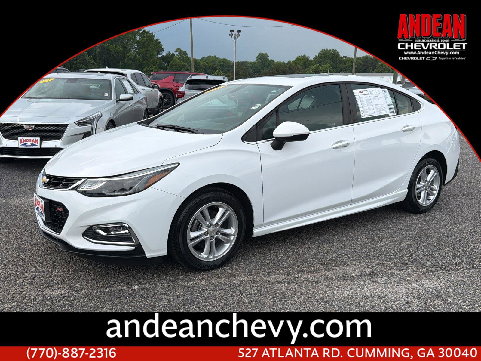 Used 2018 Chevrolet Cruze LT w/ Sun And Sound Package