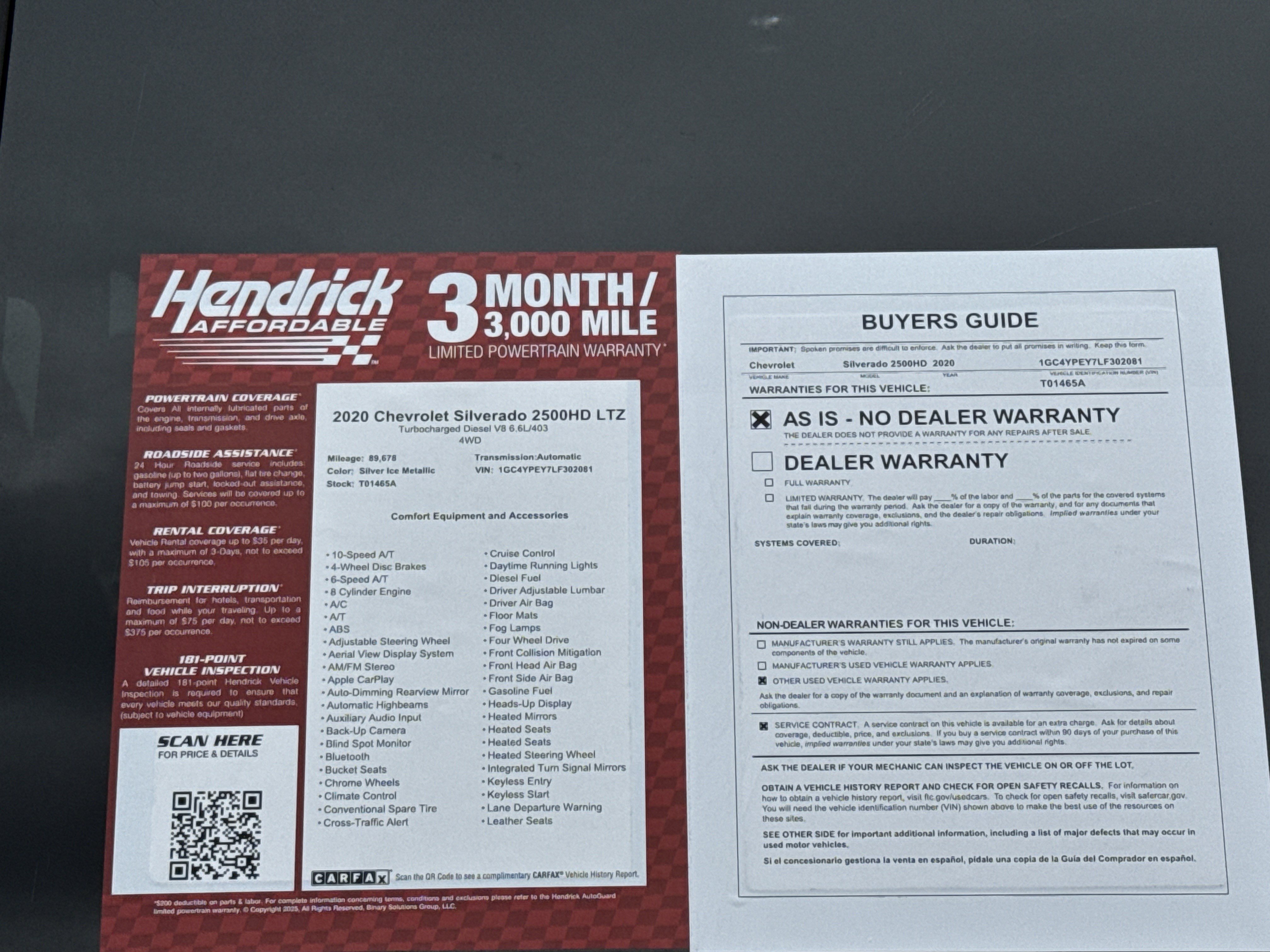 Used 2020 Chevrolet Silverado 2500 LTZ w/ LTZ Premium Package image 33