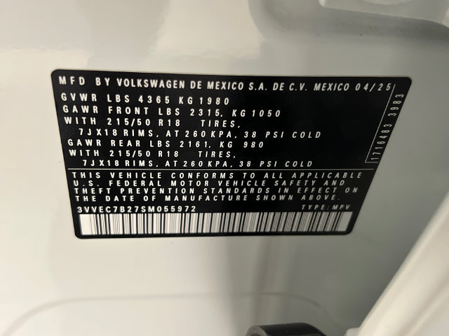 Certified 2025 Volkswagen Taos SE FWD image 29