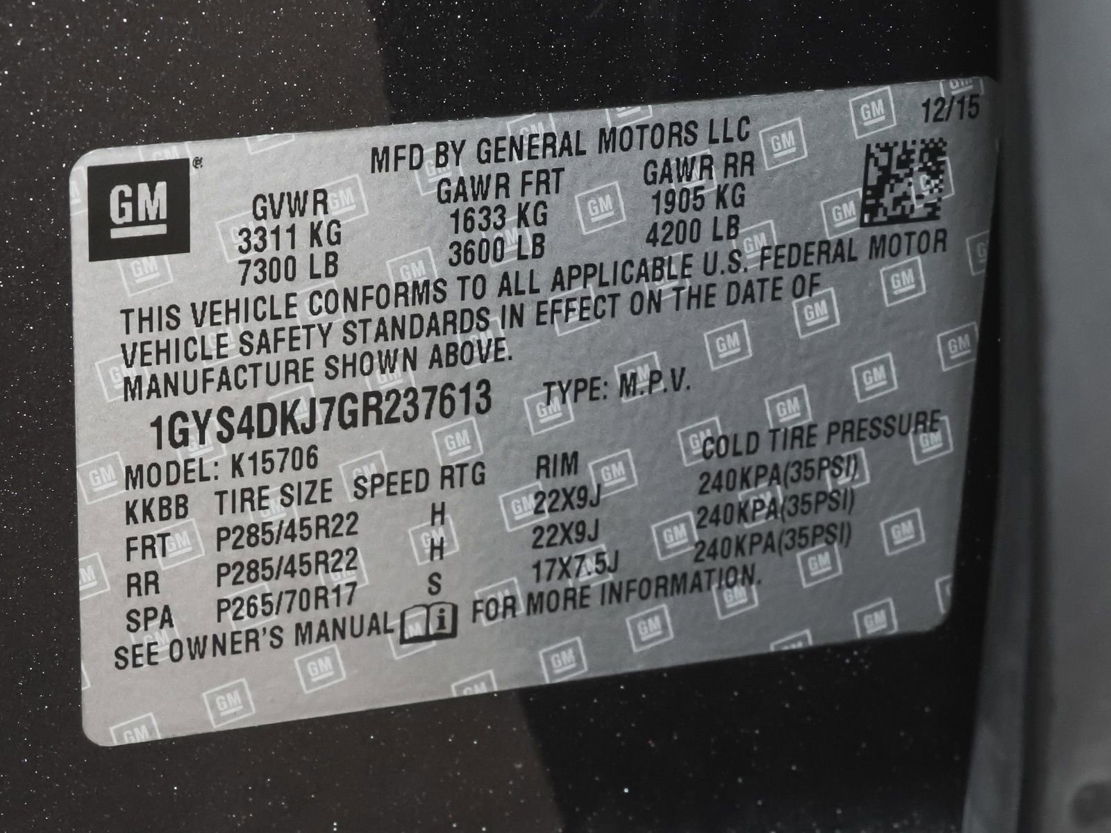 Used 2016 Cadillac Escalade Platinum image 7