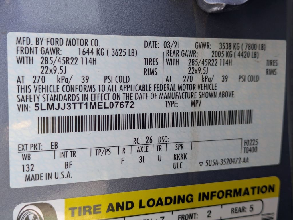 Used 2021 Lincoln Navigator L Black Label w/ Cargo Convenience Package image 29