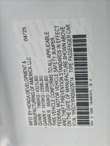 Certified 2025 Honda Accord SE image 25