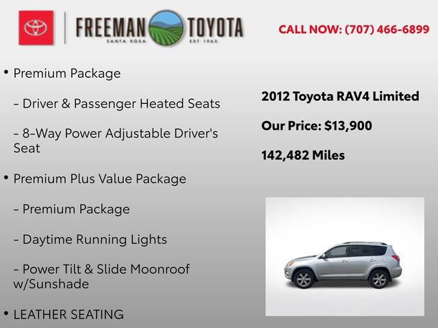 Used 2012 Toyota RAV4 Limited w/ Premium Plus Value Pkg AWD/4WD image 5