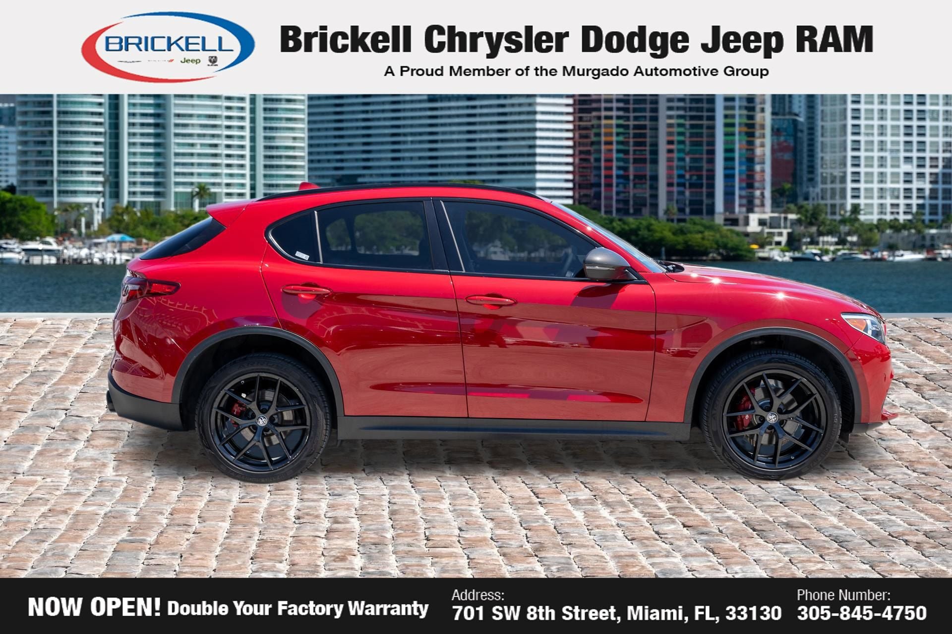 Used 2019 Alfa Romeo Stelvio Sport w/ Quick Order Package 22K Sport RWD image 4