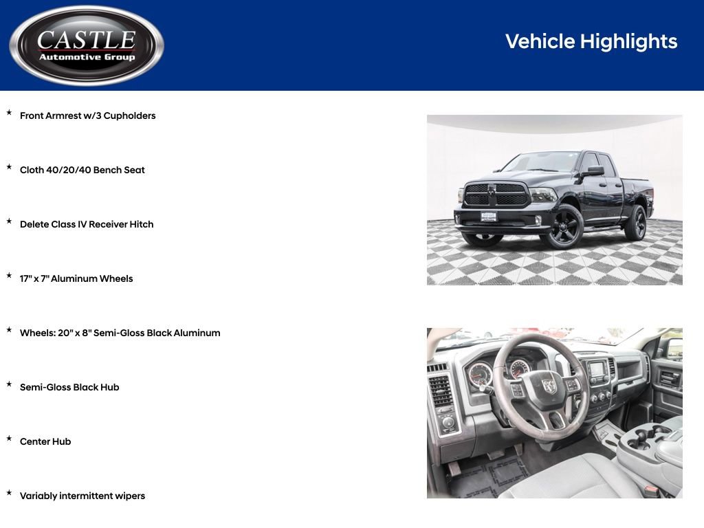 Used 2017 RAM 1500 Express w/ Black Ram 1500 Express Group AWD/4WD image 13