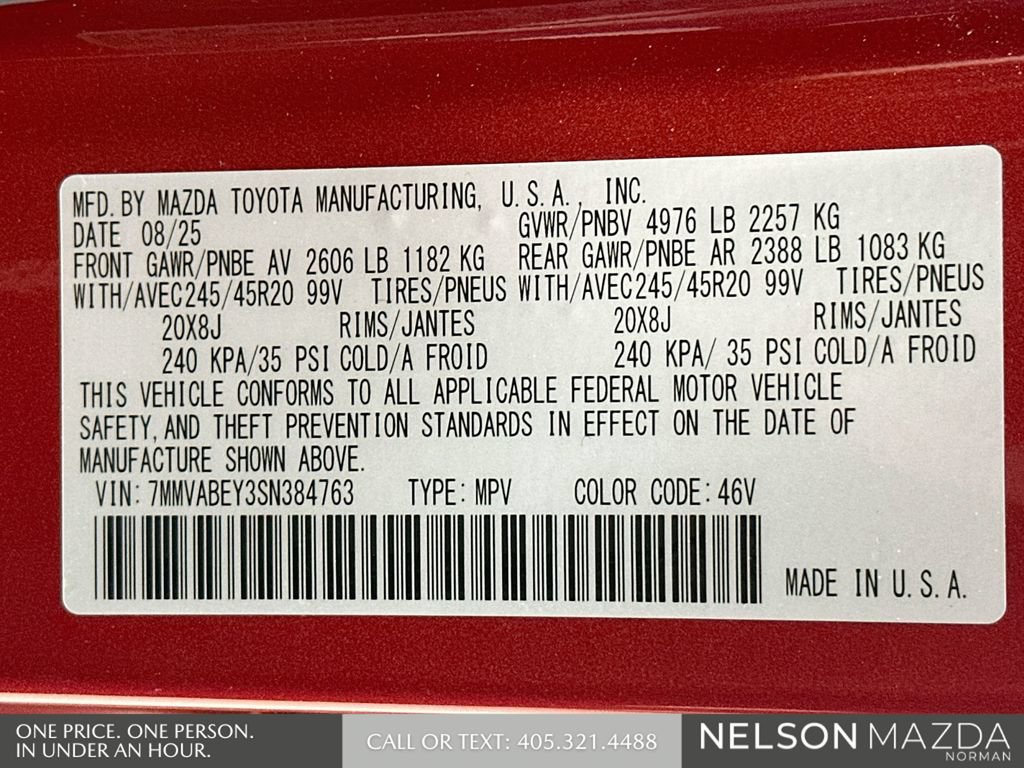 Certified 2025 MAZDA CX-50 2.5 Turbo w/ Premium Plus Pkg AWD/4WD image 35