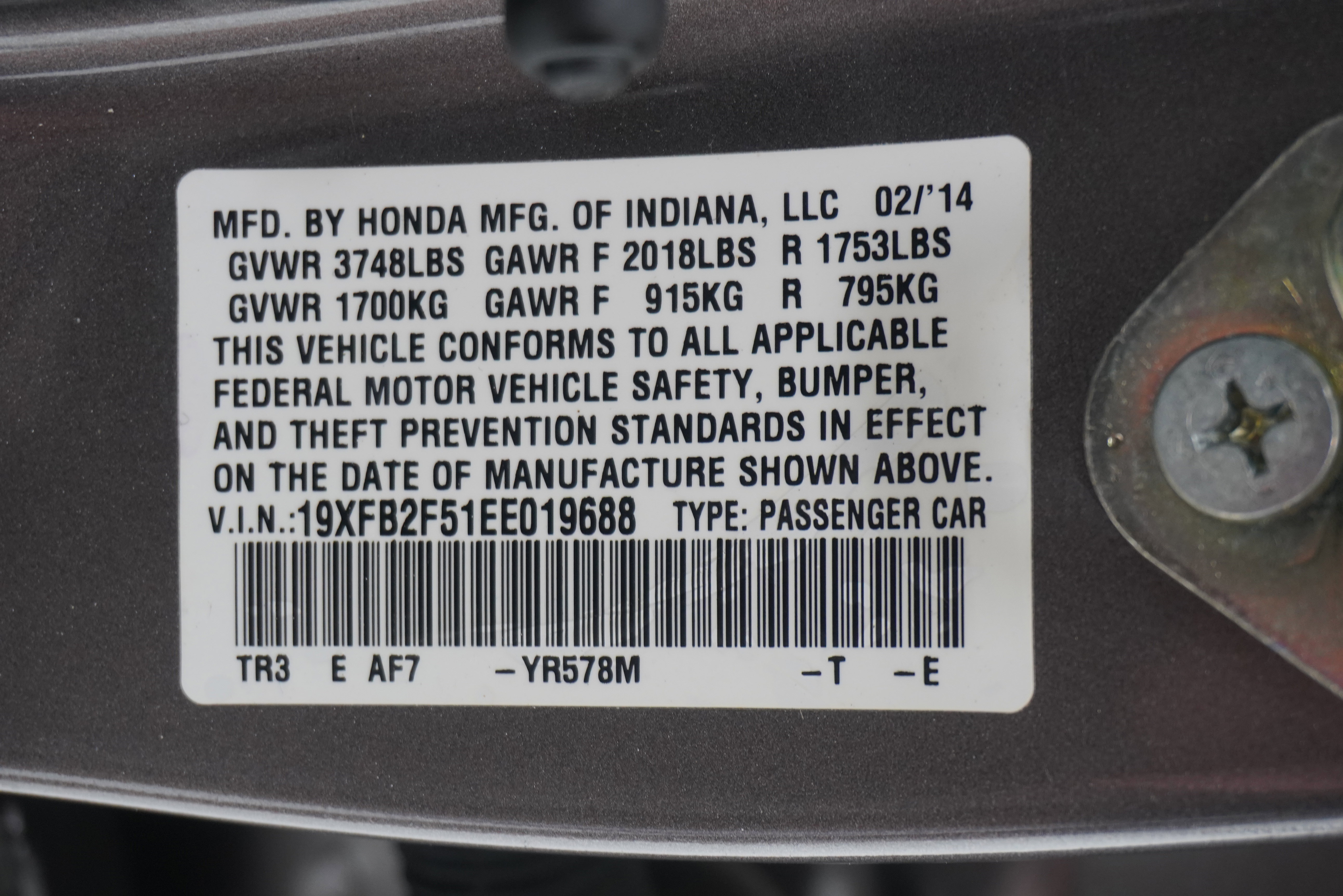 Used 2014 Honda Civic LX image 26