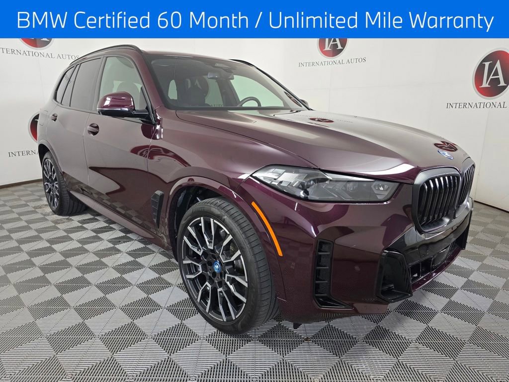 Certified 2025 BMW X5 xDrive50e w/ M Sport Package AWD/4WD image 1