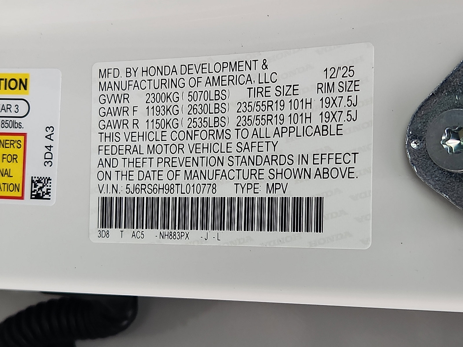 New 2026 Honda CR-V Sport Touring image 18