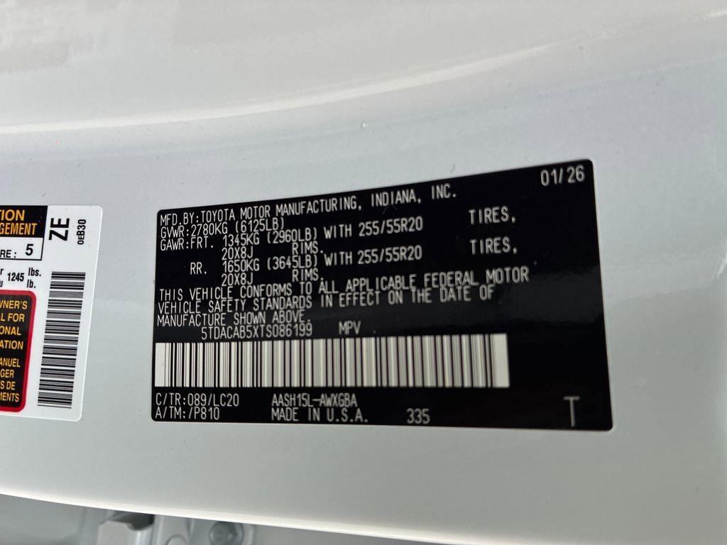 New 2026 Toyota Grand Highlander Limited image 62