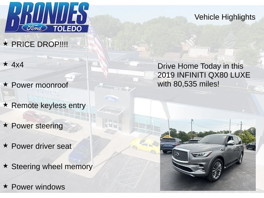 Used 2019 INFINITI QX80 Luxe AWD/4WD image 5