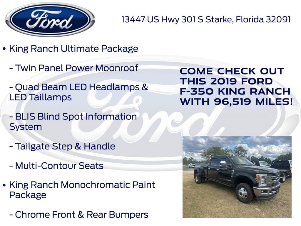 Used 2019 Ford F350 King Ranch w/ King Ranch Ultimate Package AWD/4WD image 7