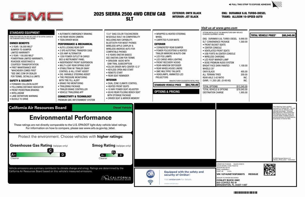 New 2025 GMC Sierra 2500 SLT w/ SLT Convenience Package image 4