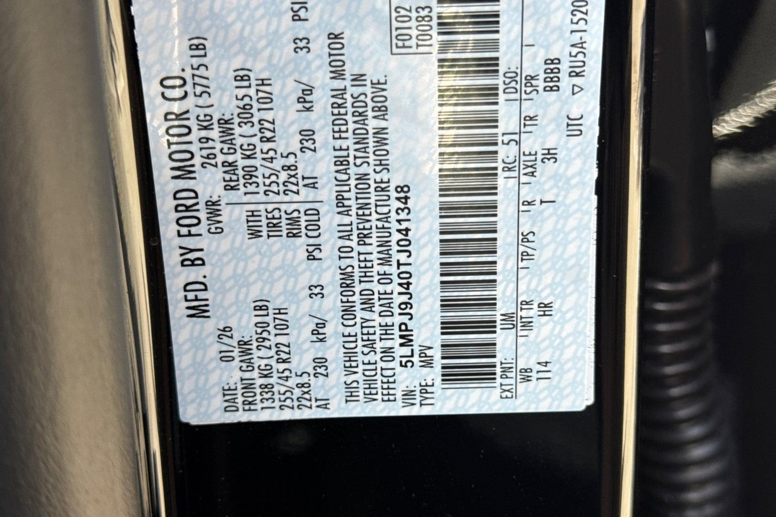 New 2026 Lincoln Nautilus Black Label w/ Jet Appearance Package image 24