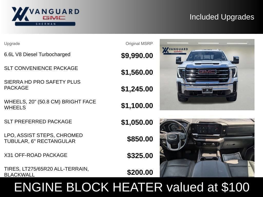 Used 2025 GMC Sierra 2500 SLT w/ SLT Convenience Package AWD/4WD image 22